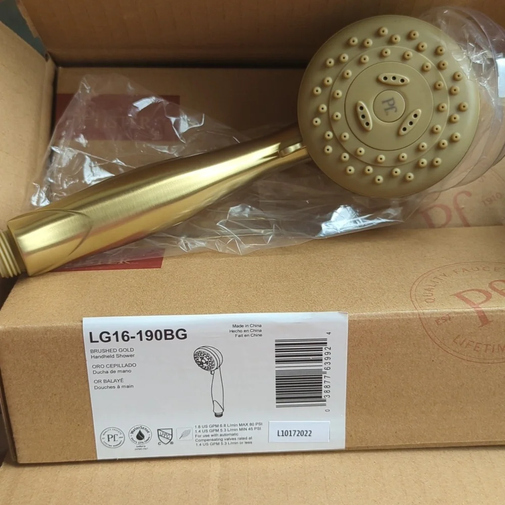 Pfister LG16-190BG Brushed Gold Hand Handheld Shower